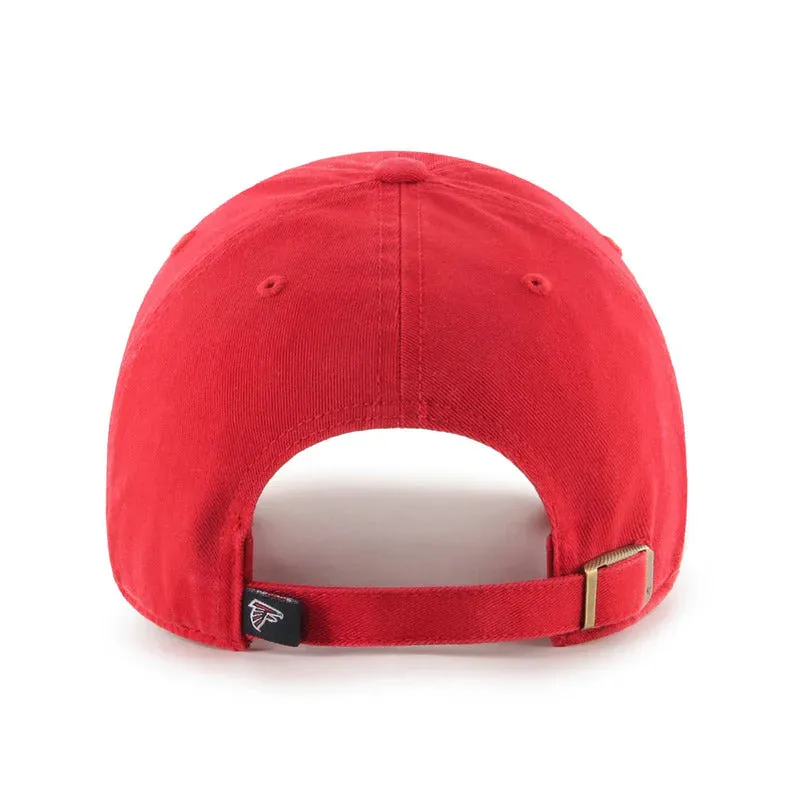 47 Brand Atlanta Falcons Cleanup Adjustable Hat - Red
