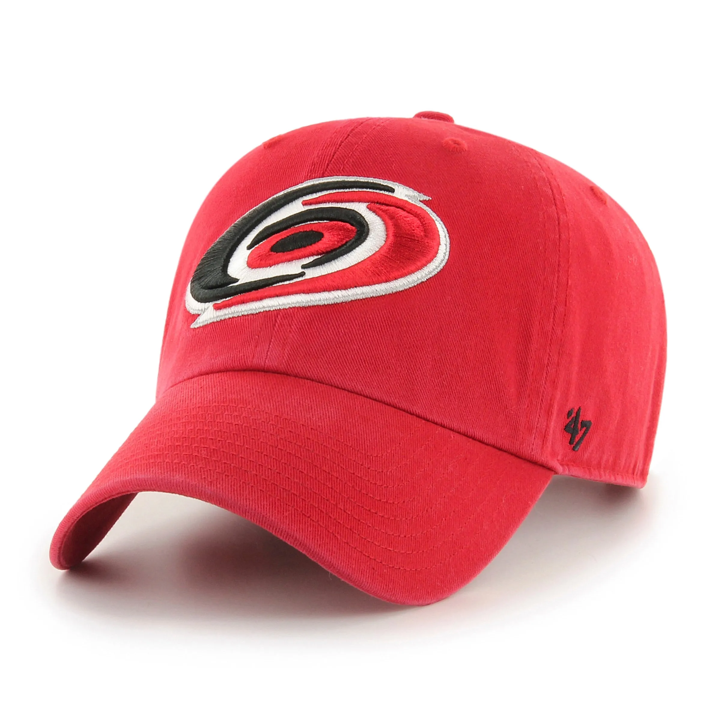 47 Brand Carolina Hurricanes Cleanup Adjustable Hat - Red