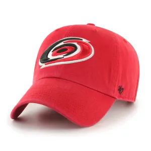 47 Brand Carolina Hurricanes Cleanup Adjustable Hat - Red