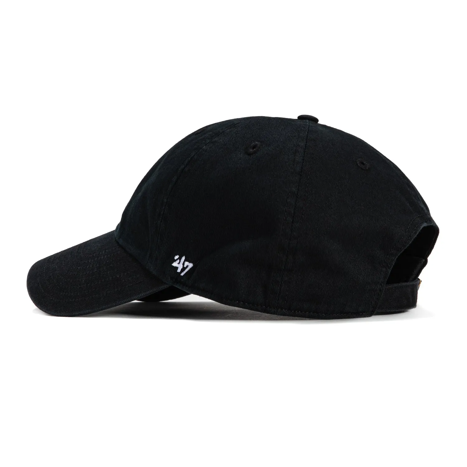 47 Brand Los Angeles Dodgers Adjustable Cleanup Hat - Black. White