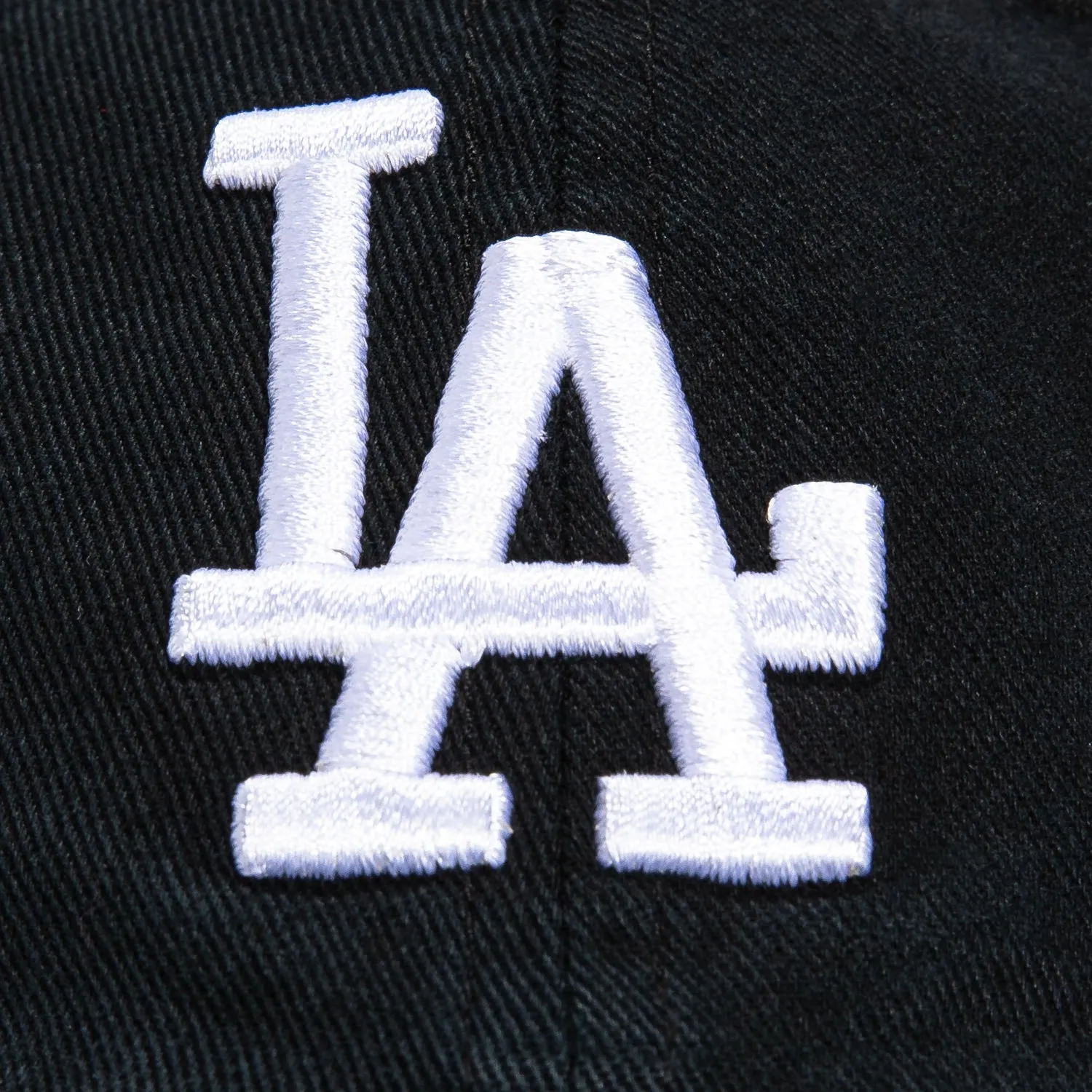 47 Brand Los Angeles Dodgers Adjustable Cleanup Hat - Black. White