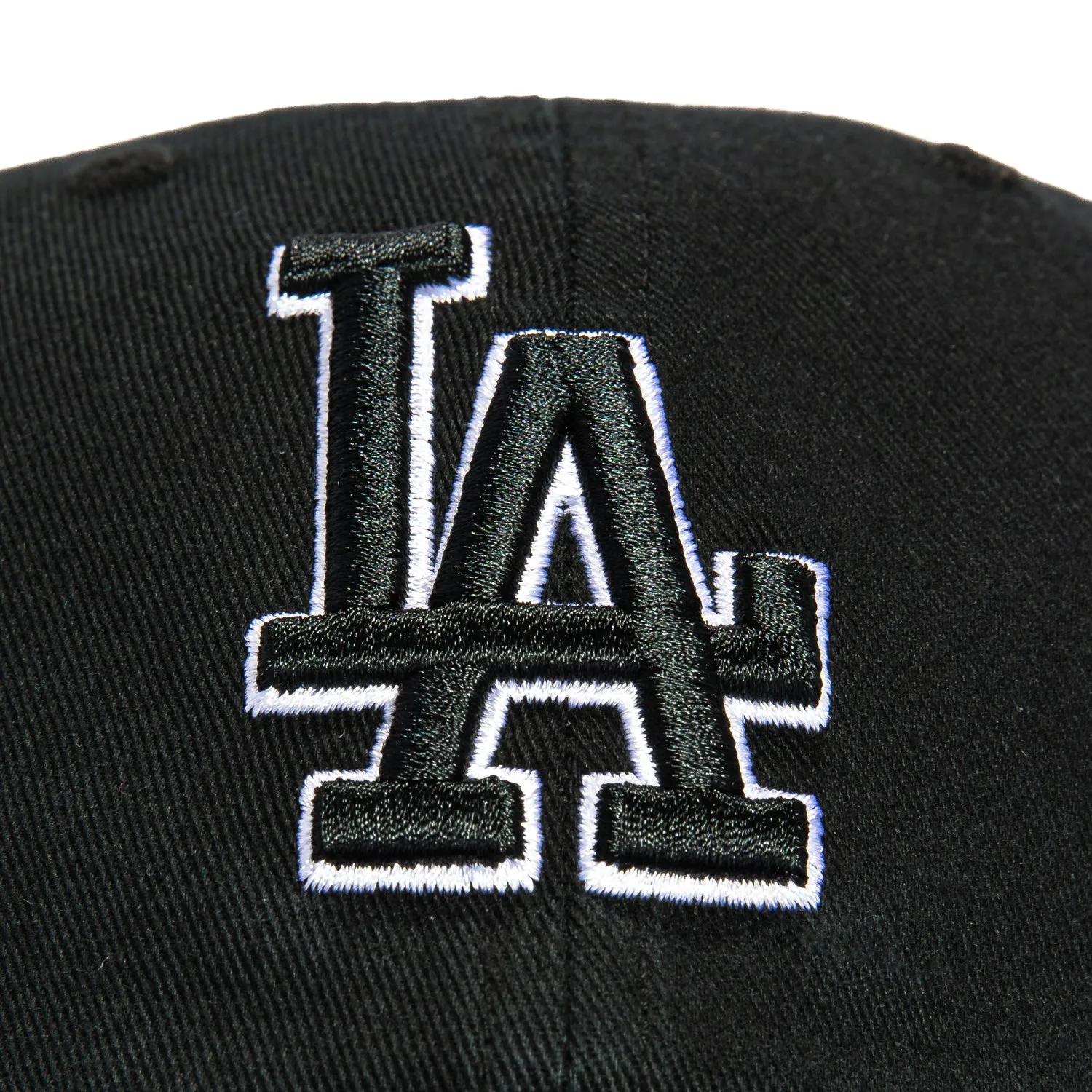 47 Brand Los Angeles Dodgers Cleanup Adjustable Hat - Black, Black, White
