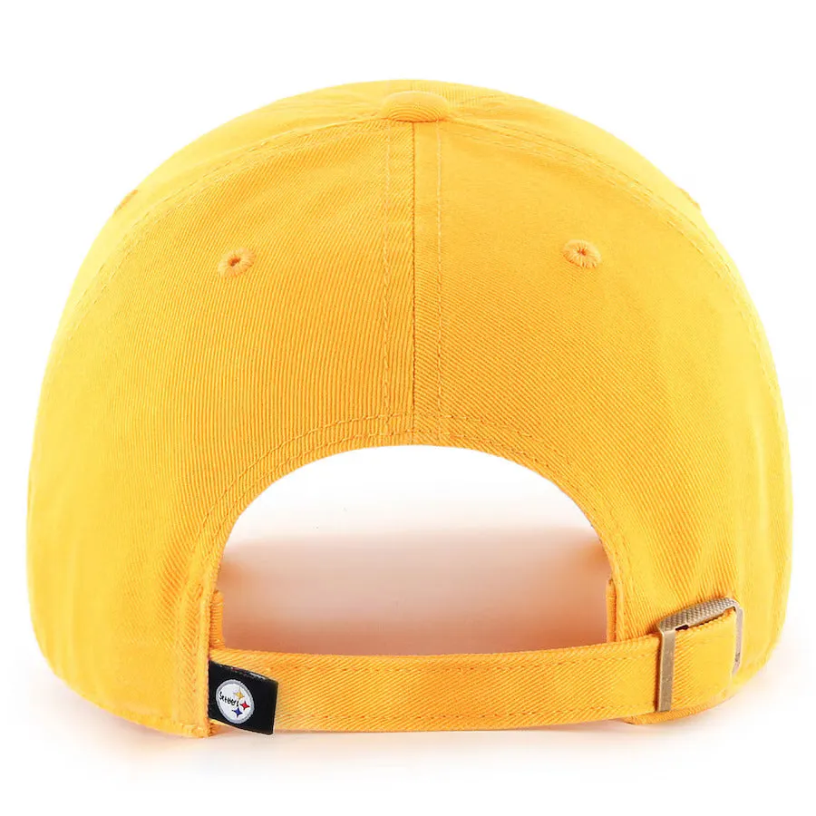 47 Brand Pittsburgh Steelers Cleanup Adjustable Hat - Gold