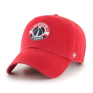 47 Brand Washington Wizards Cleanup Adjustable Hat - Red