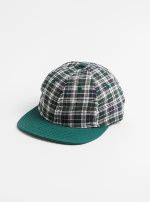 6 Panel Madras Green Check