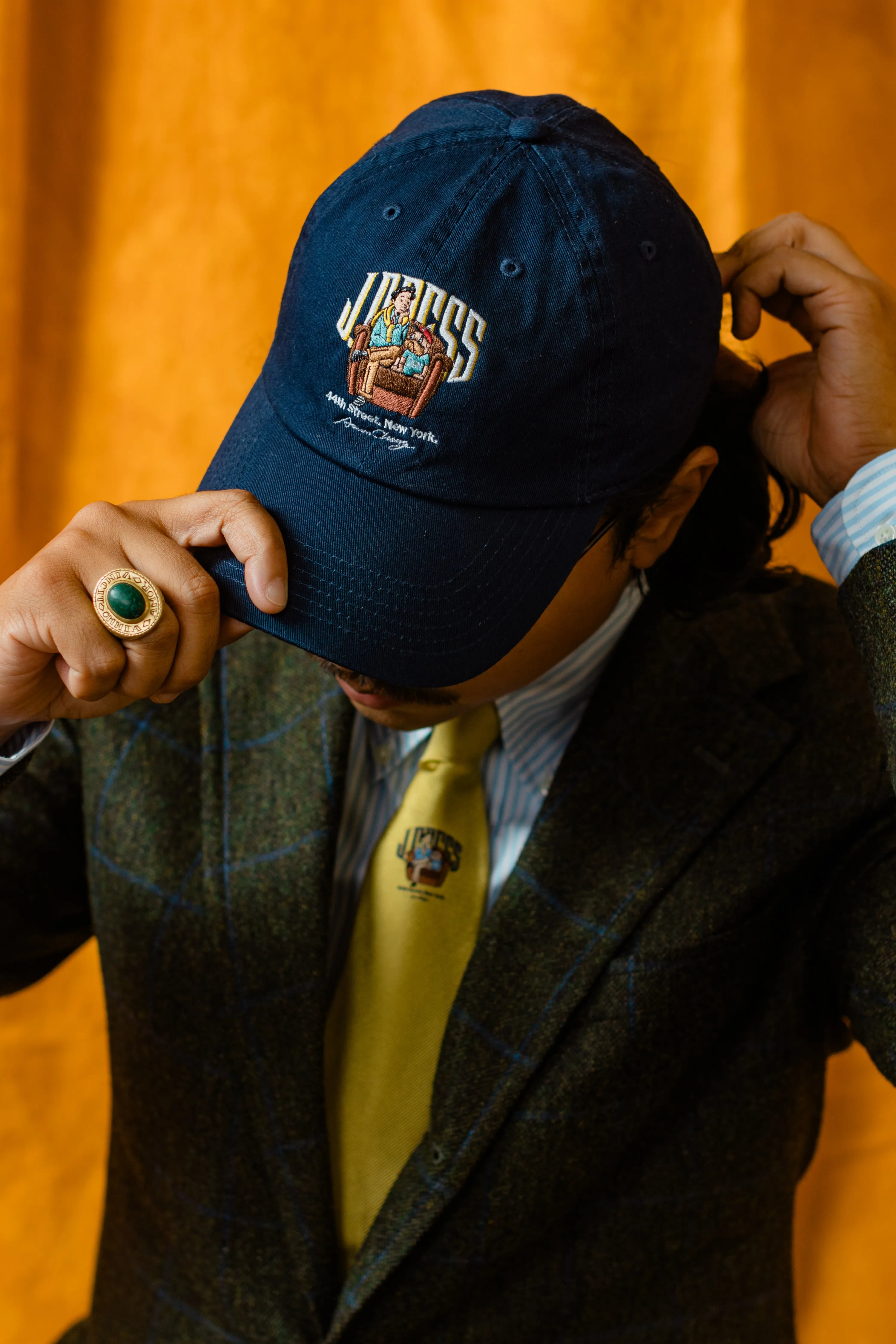 AARON CHANG BASEBALL CAP - NAVY