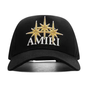 Amiri Starburst Canvas Hat - Black