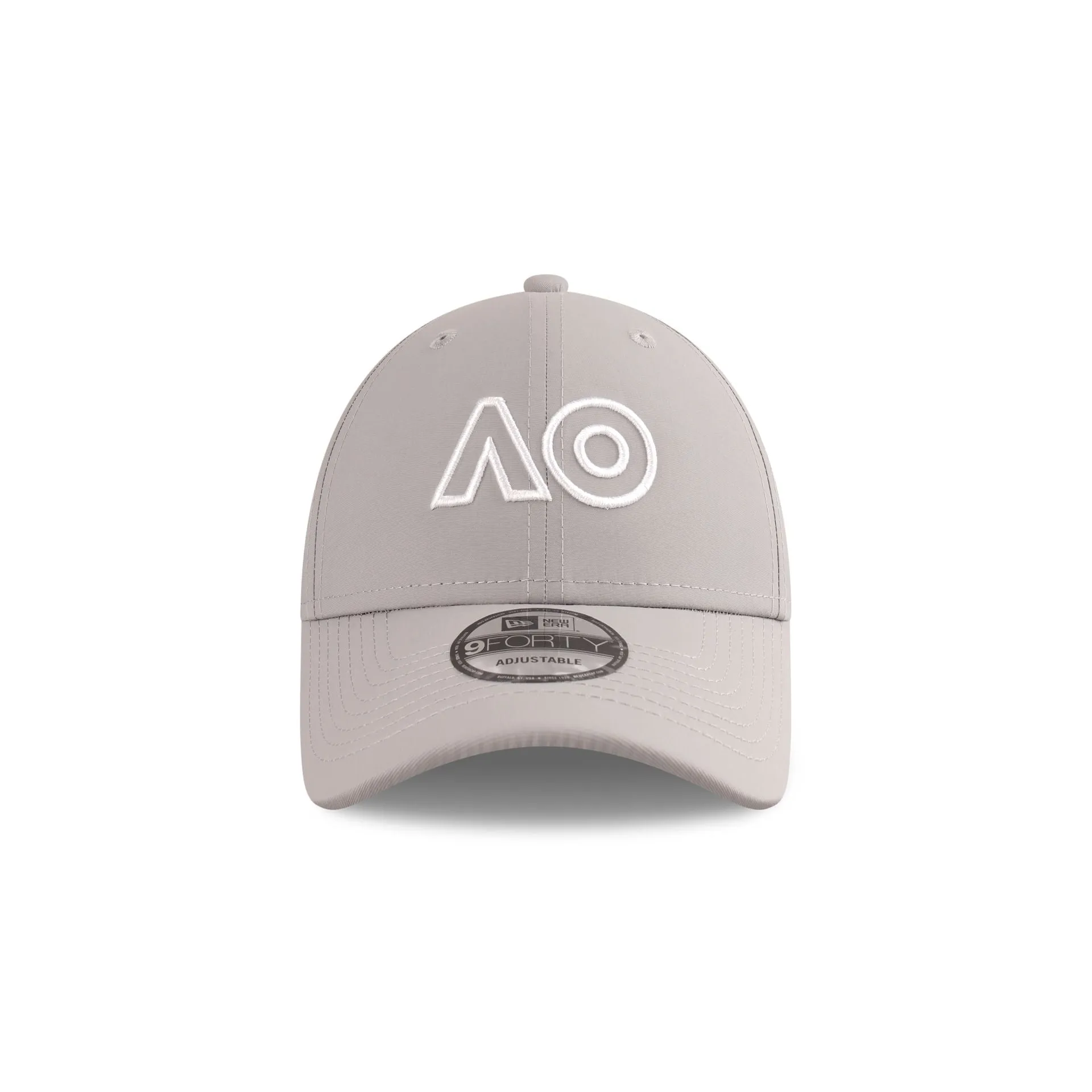 Australian Open '25 Core Outline Grey 9FORTY Cloth Strap