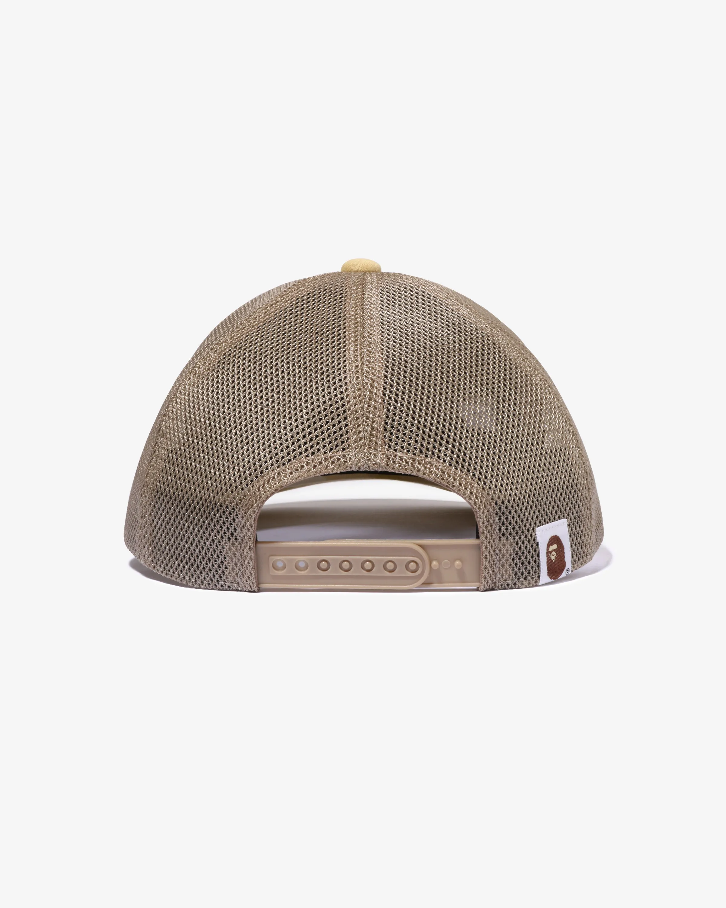 BAPE COLOR CAMO NYC LOGO MESH CAP - YELLOW