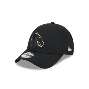 Brisbane Broncos NRL Supporter Black Gold 9FORTY Snapback