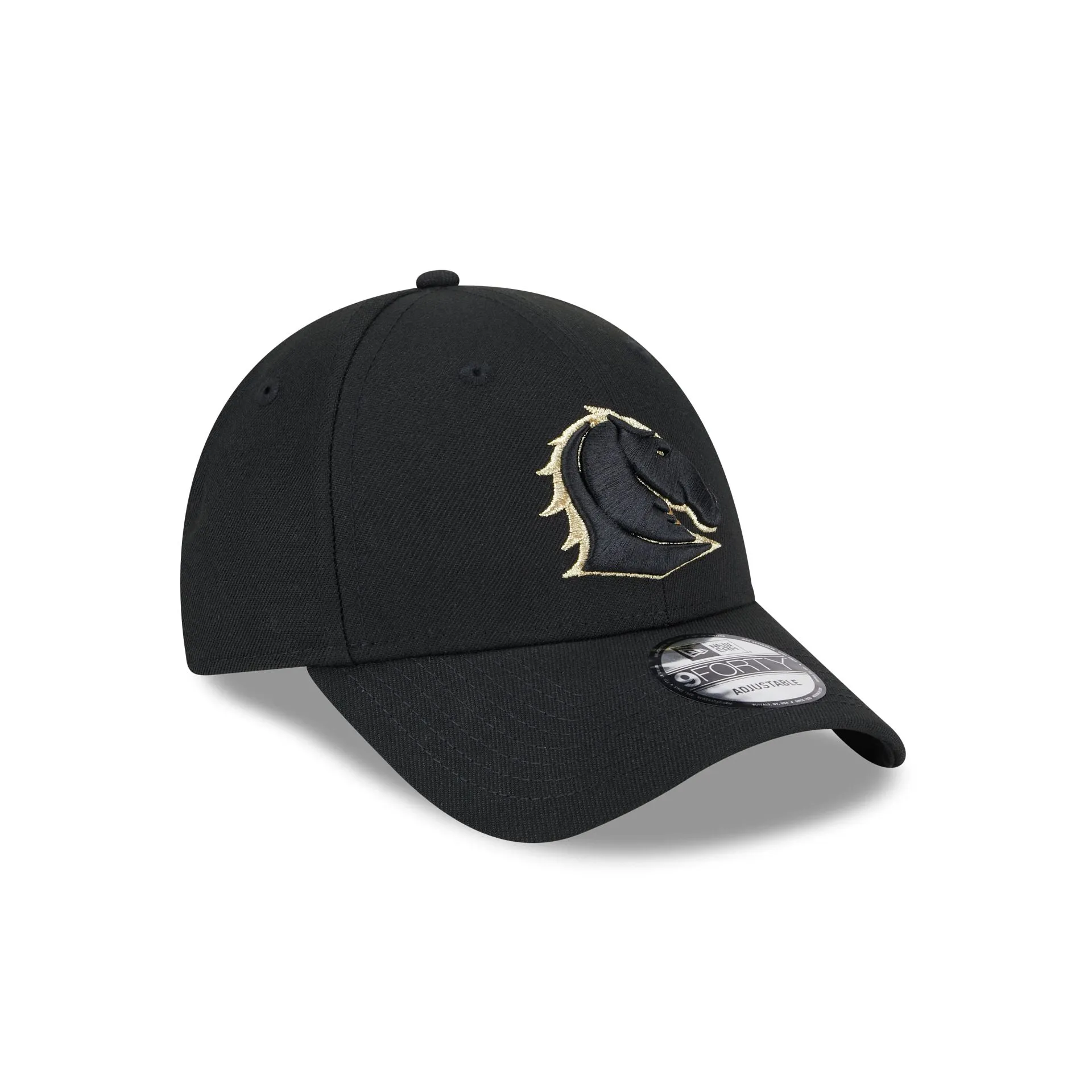 Brisbane Broncos NRL Supporter Black Gold 9FORTY Snapback
