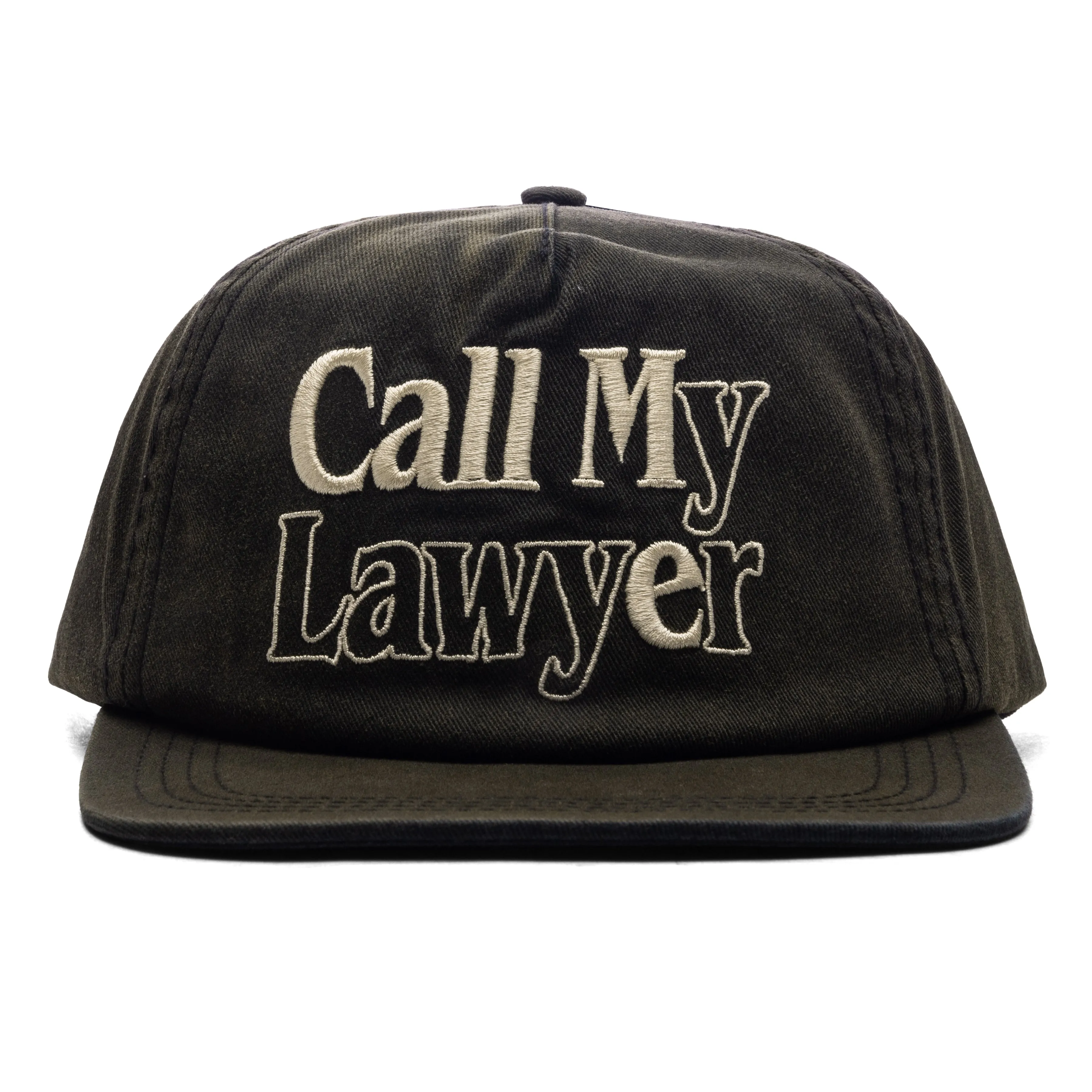 Call Me 5 Panel Hat - Jet Set Black