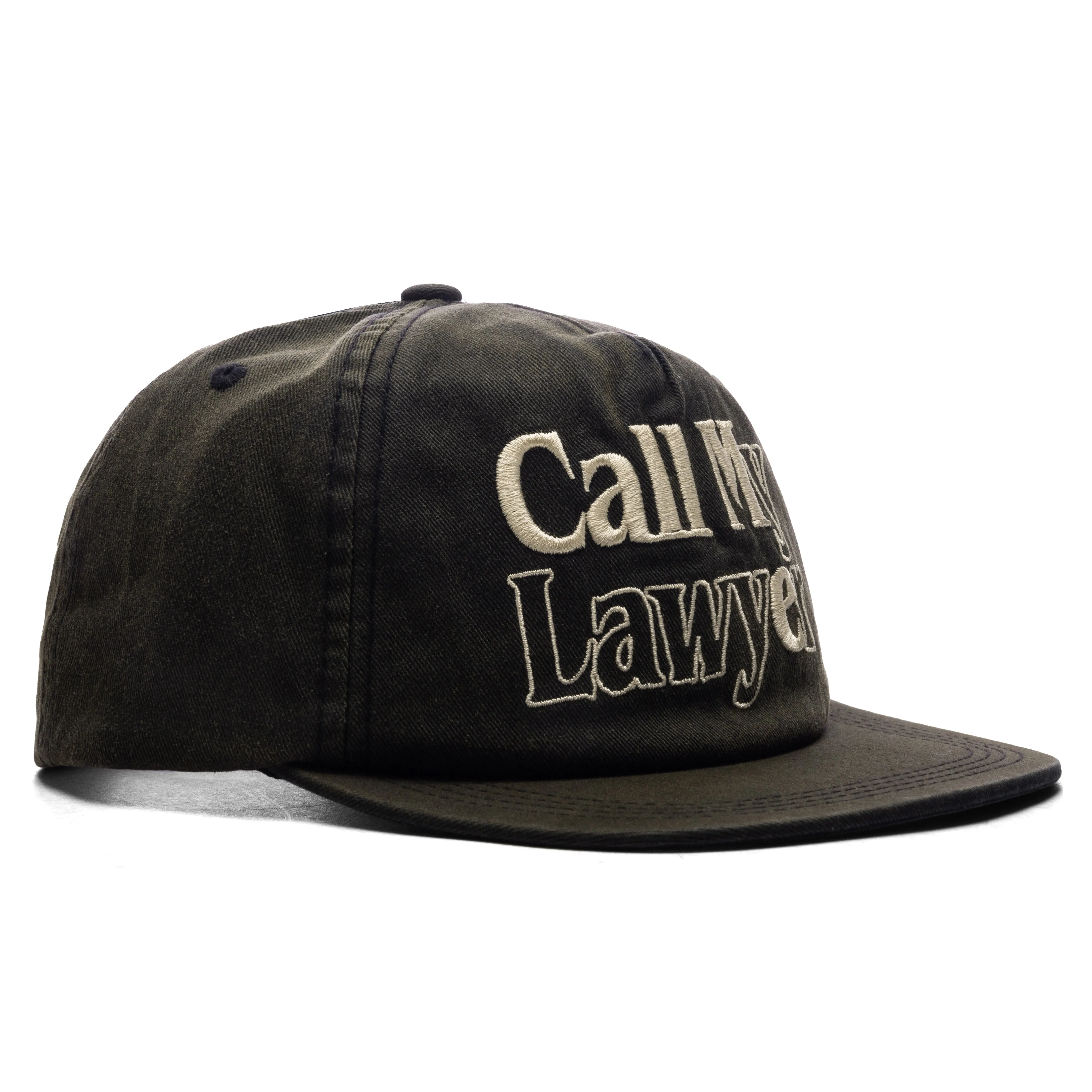 Call Me 5 Panel Hat - Jet Set Black