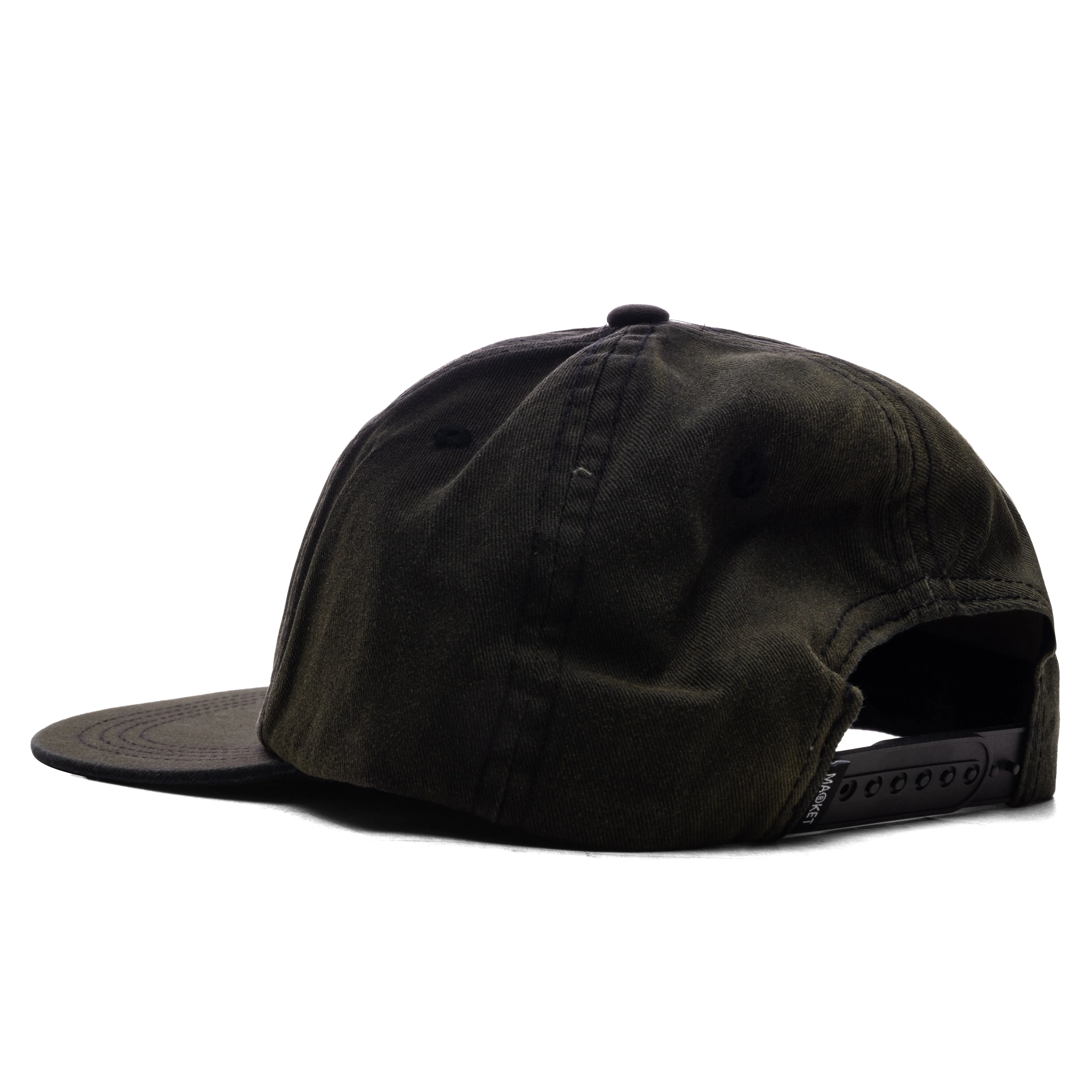 Call Me 5 Panel Hat - Jet Set Black