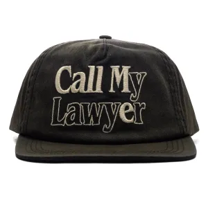 Call Me 5 Panel Hat - Jet Set Black