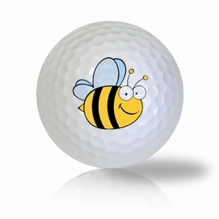 Cartoon Bee Golf Balls