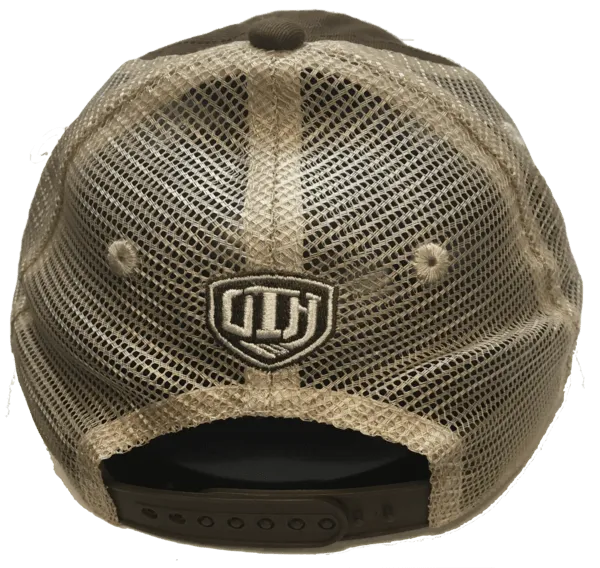 Chicago Blackhawks Ash Camouflage Adjustable Hat By Old Time Hockey