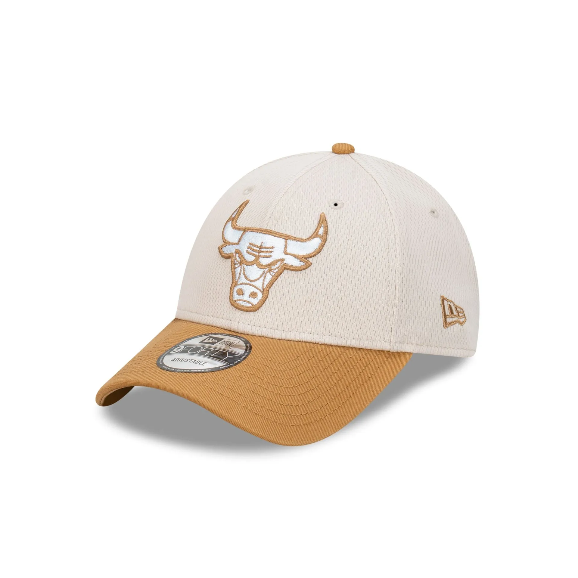 Chicago Bulls Dashmark Wheat Two-Tone 9FORTY Cloth Strap