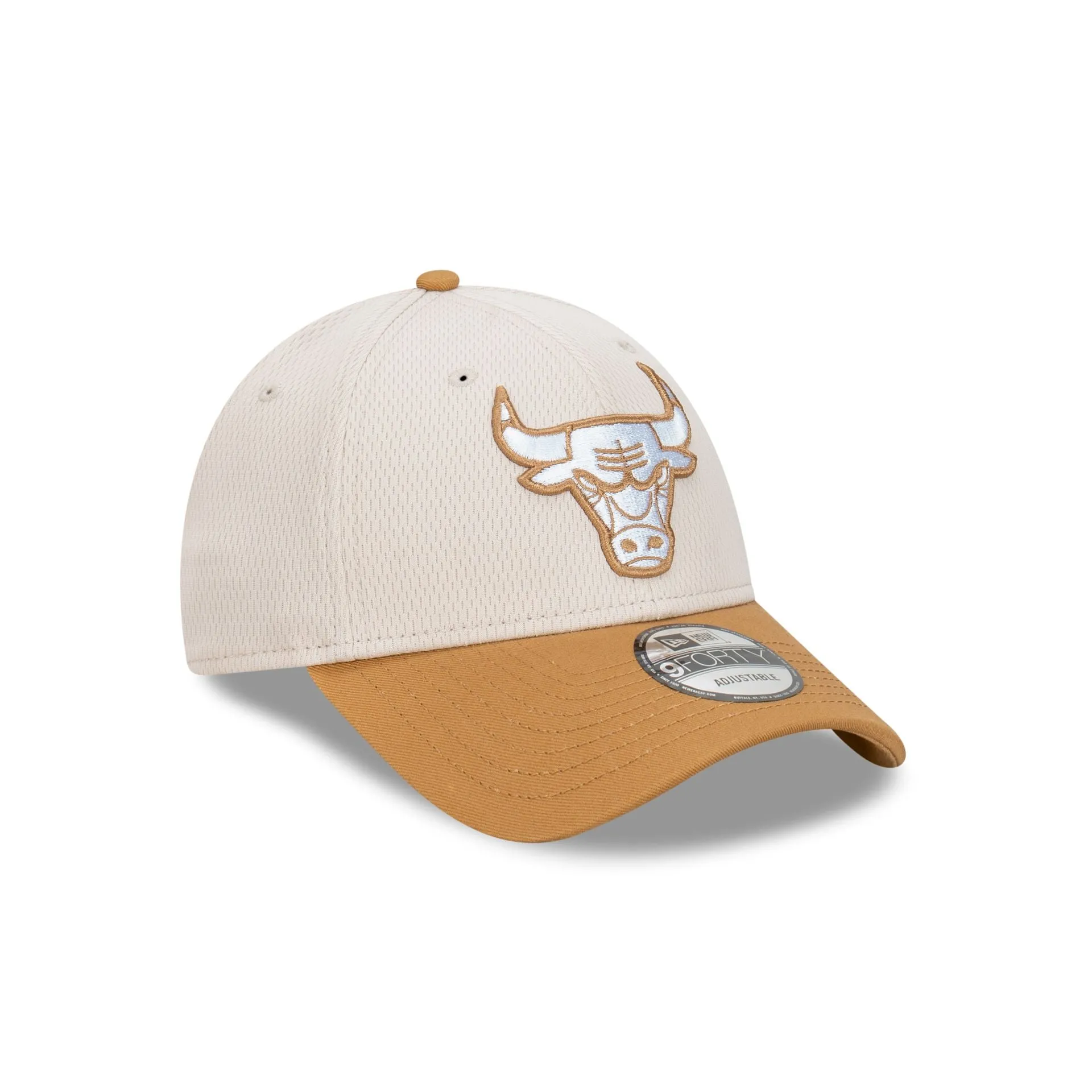 Chicago Bulls Dashmark Wheat Two-Tone 9FORTY Cloth Strap