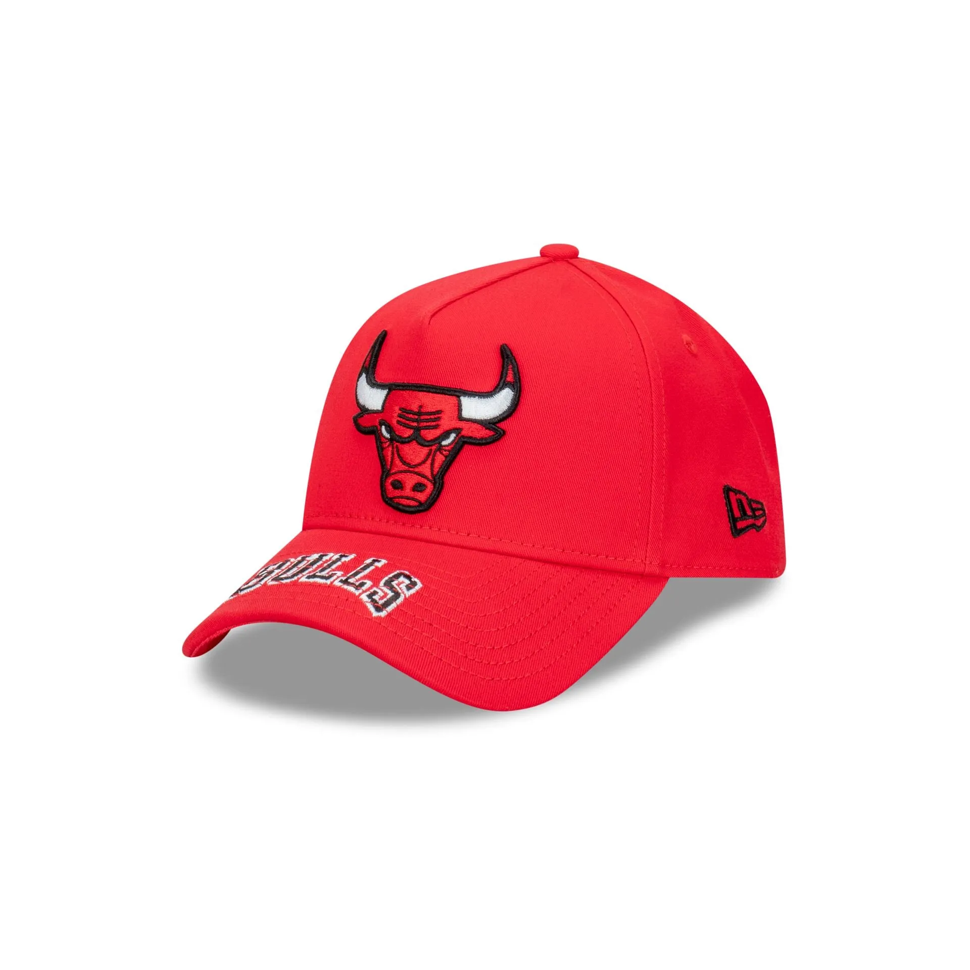 Chicago Bulls Team Visor Wordmark 9FORTY A-Frame Snapback