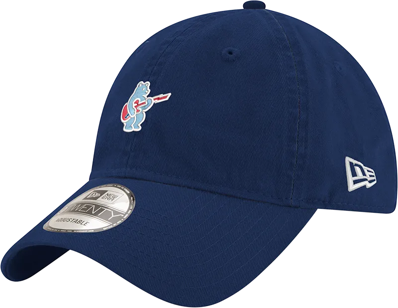 Chicago Cubs New Era Navy Blue Alternate Guitar Bear 9TWENTY Adjustable Hat