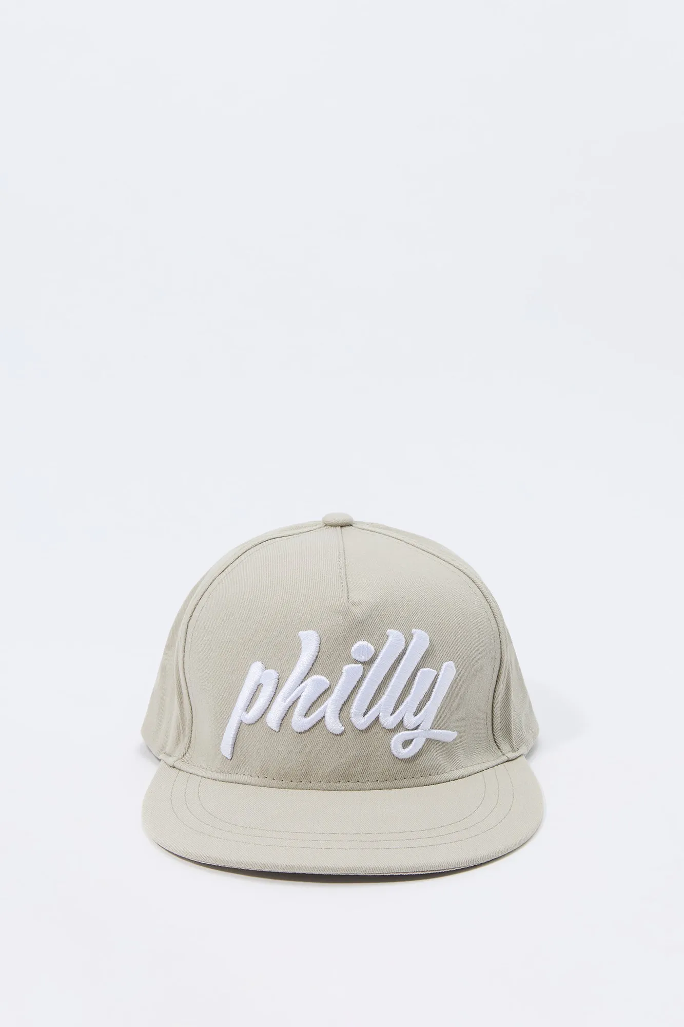 City Embroidered Snapback Hat