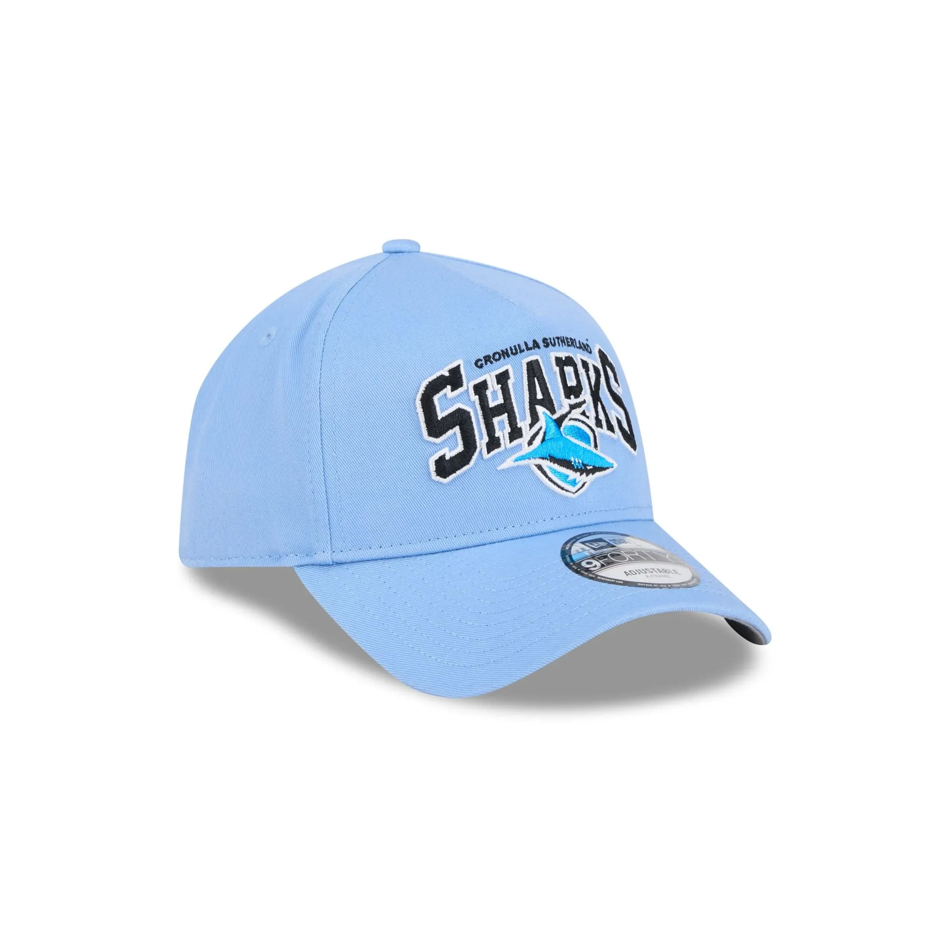 Cronulla-Sutherland Sharks NRL Supporter Logo Arch 9FORTY A-Frame Snapback
