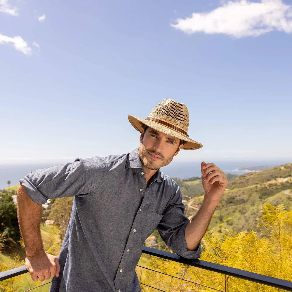 Cubana | Mens Seagrass Straw Sun Hat