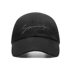Embroidered Cap - Black