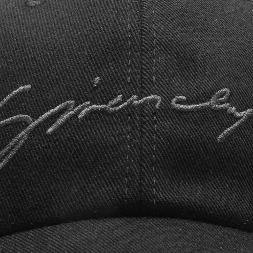 Embroidered Cap - Black
