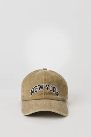 Embroidered Washed Baseball Hat