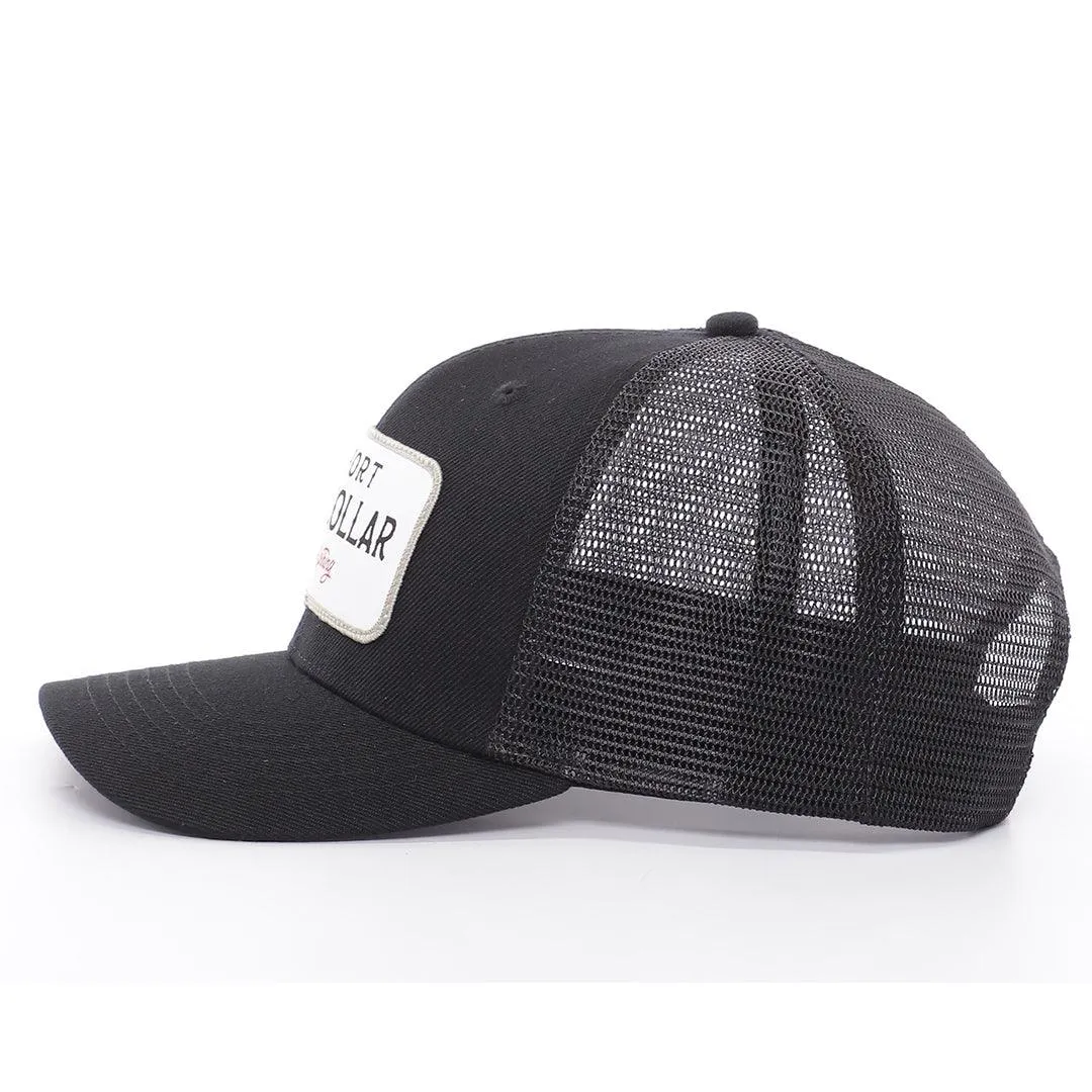 Fortify Meshback Hat: Black / White