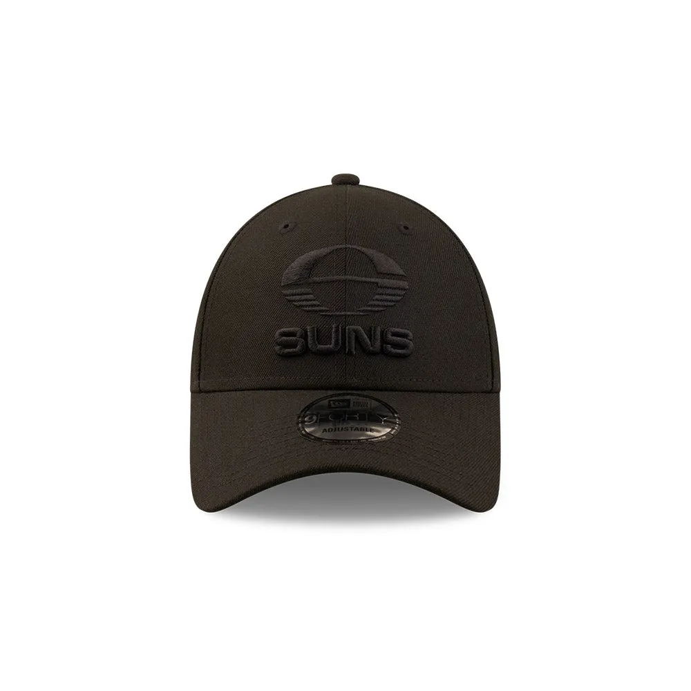 Gold Coast Suns AFL Essentials Black on Black 9FORTY Snapback