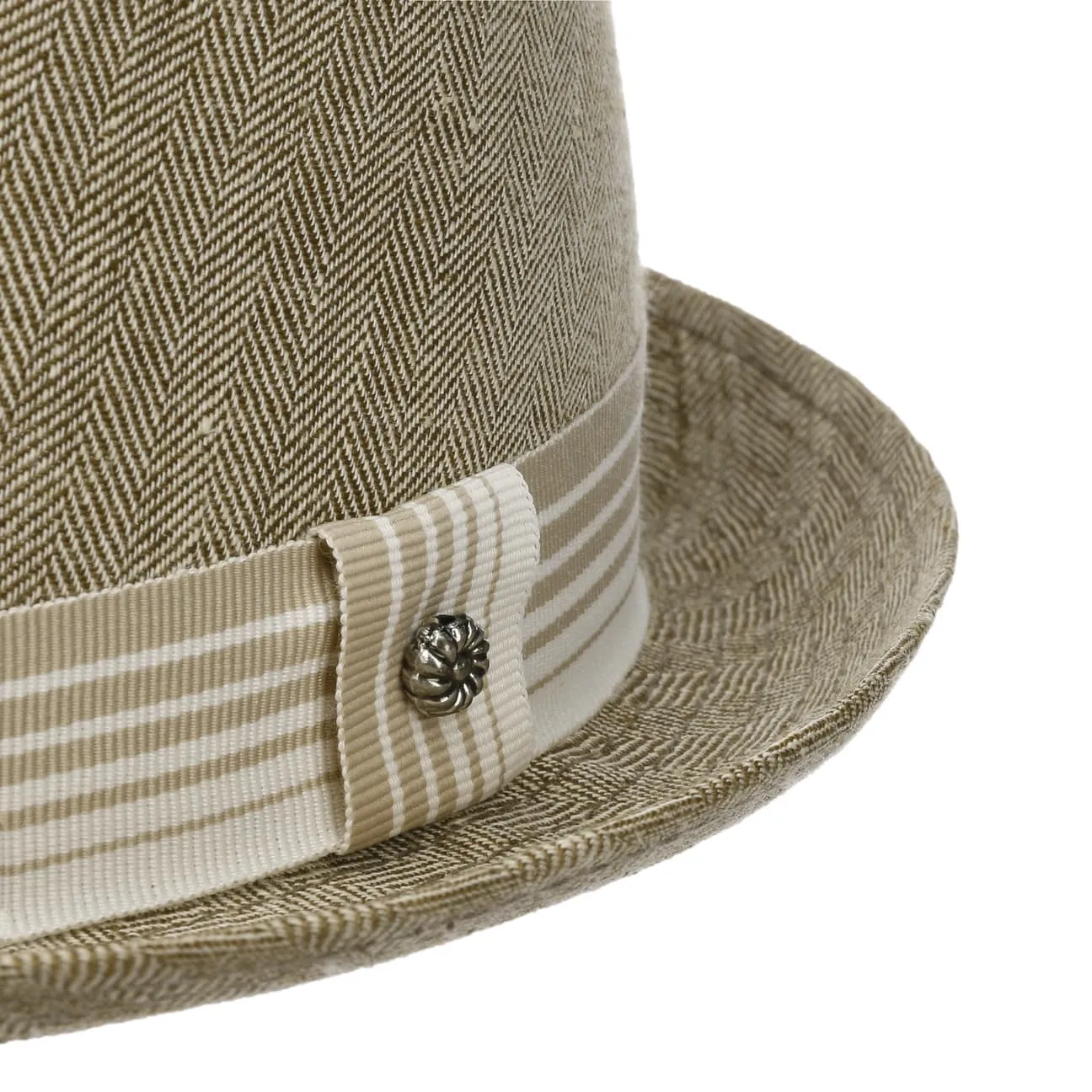 Herringbone Pork Pie Cloth Hat by Lierys