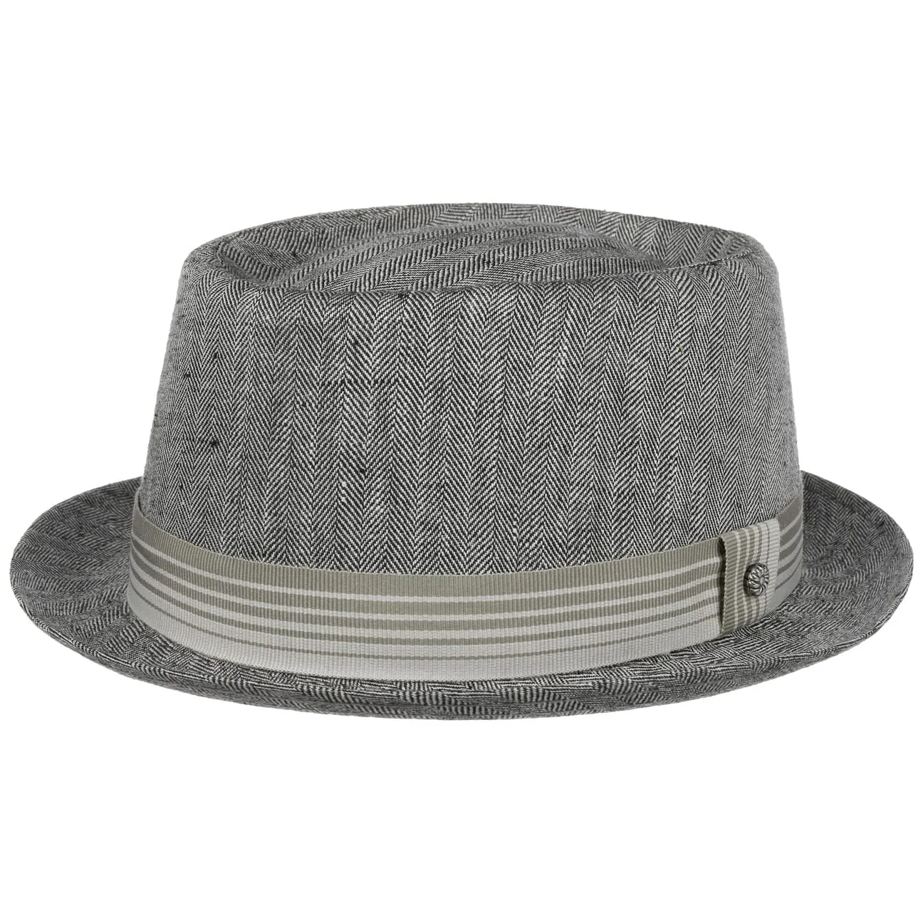 Herringbone Pork Pie Cloth Hat by Lierys