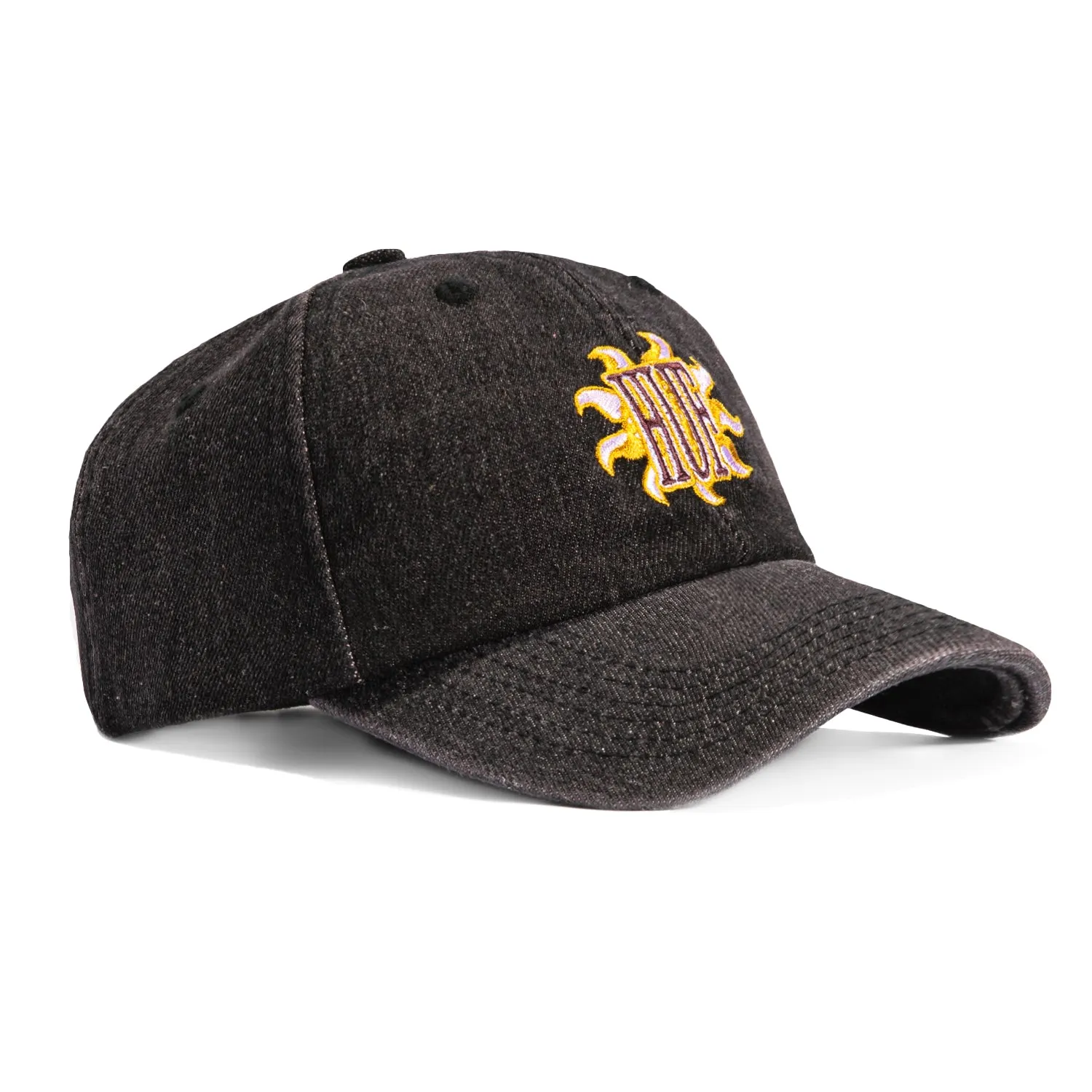 HUF Apollo Strapback Relaxed Hat - Denim Purple
