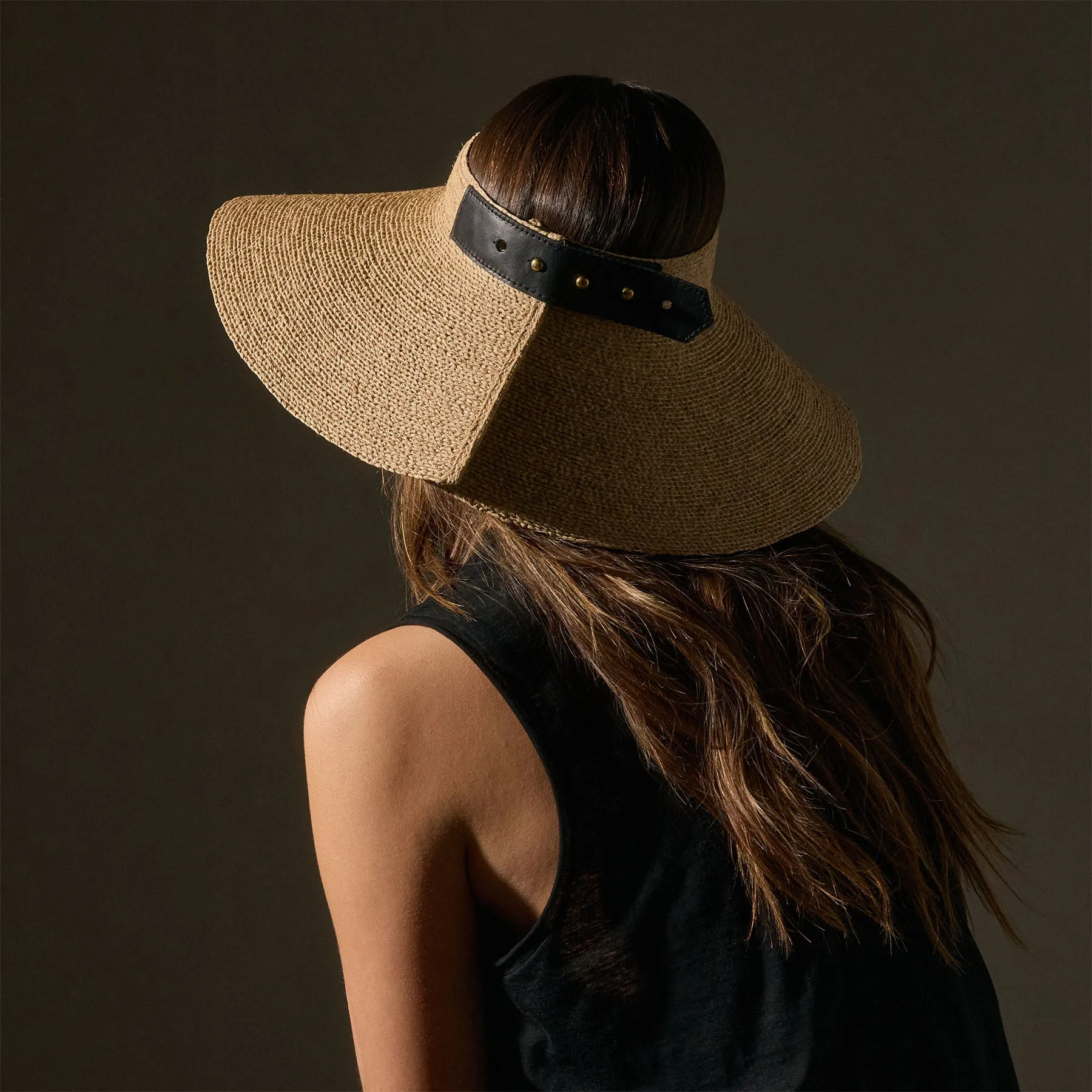Janessa Leone Birdie Visor - Natural