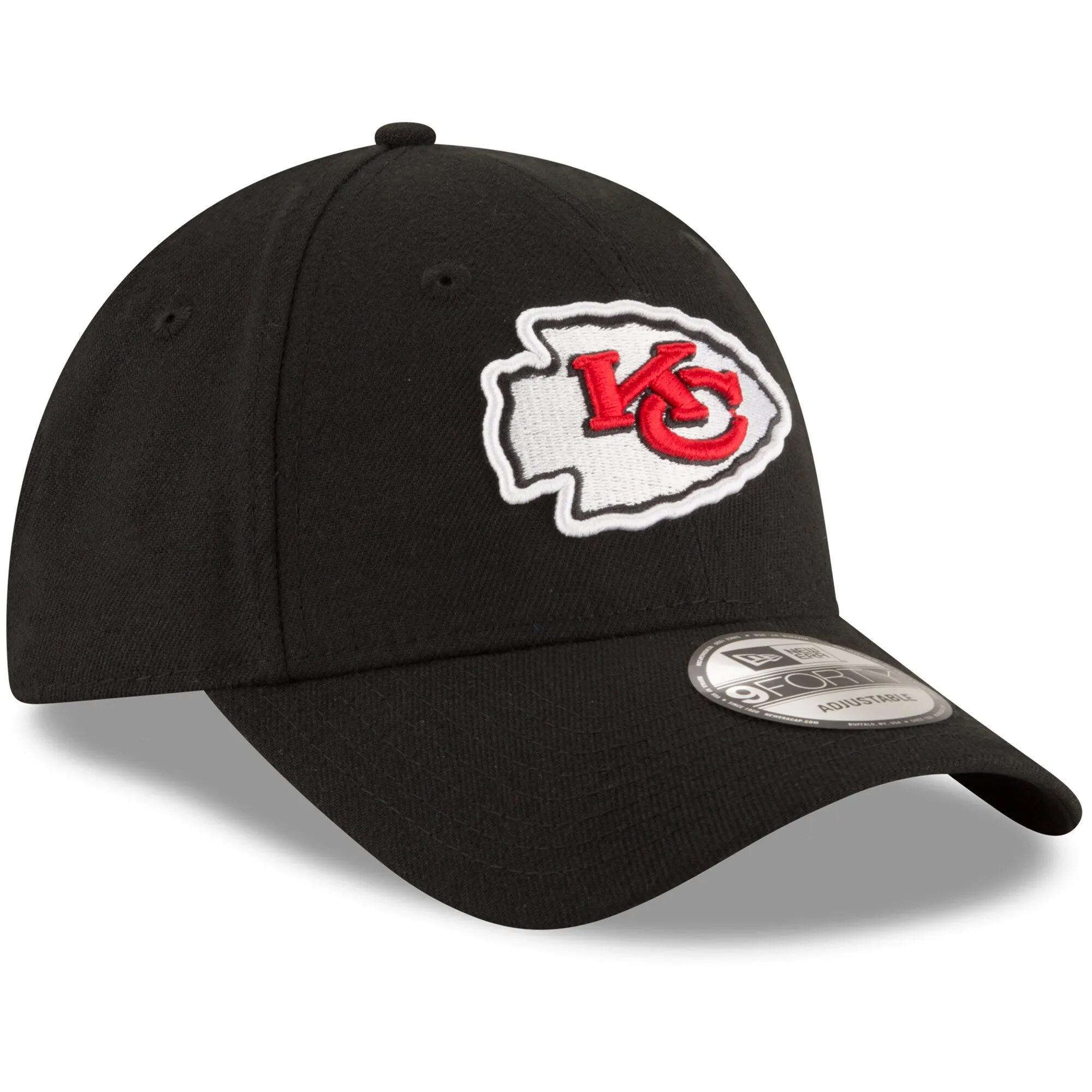Kansas City Chiefs Black The League 9FORTY Adjustable Game Hat