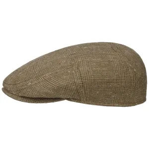 Kent Lightweight Checked Flat Cap by Stetson
