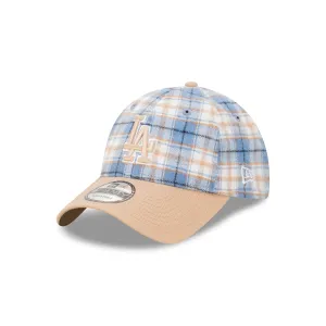 Los Angeles Dodgers Plaid Two-Tone 9TWENTY Cloth Strap
