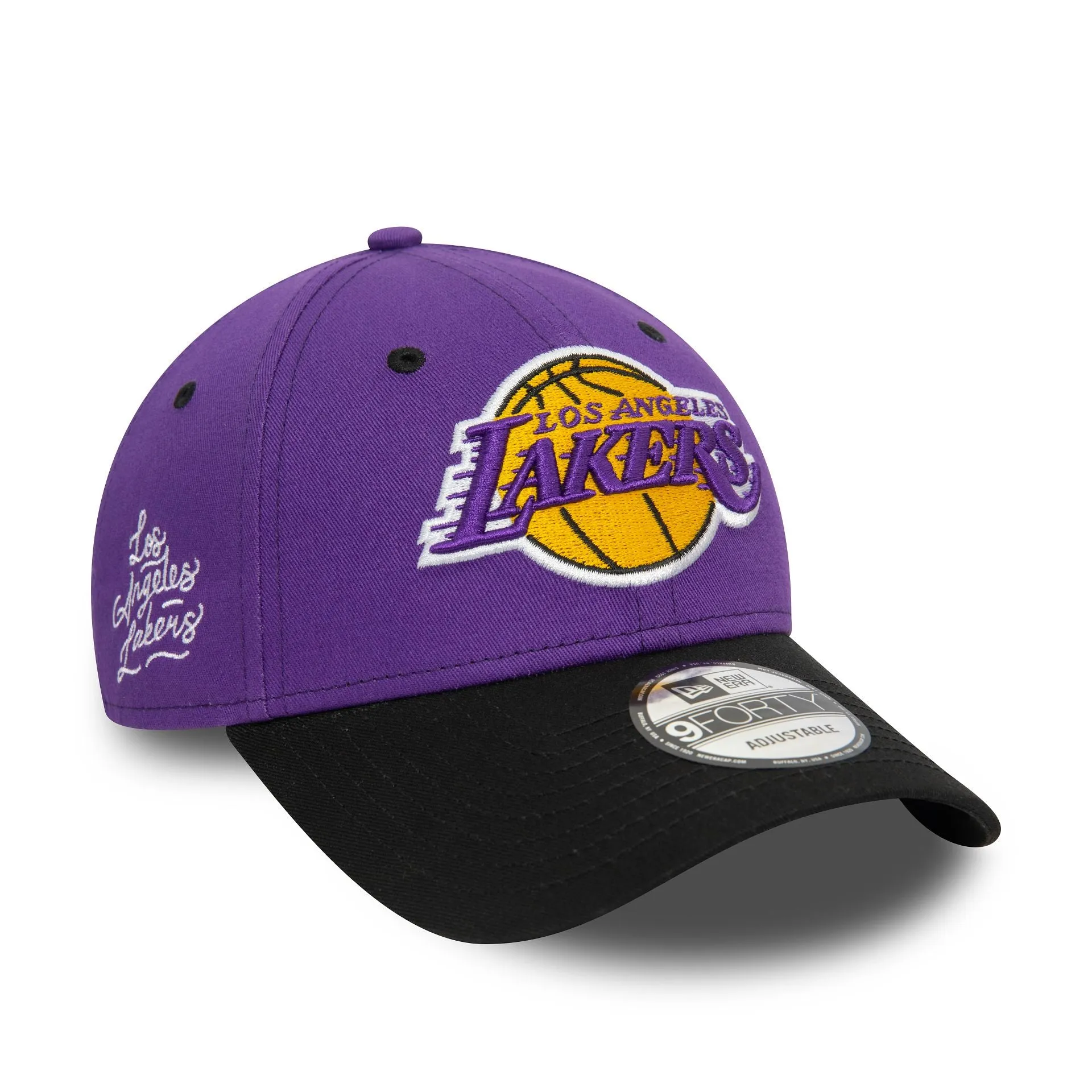 Los Angeles Lakers NBA Side Patch Purple 9FORTY Adjustable