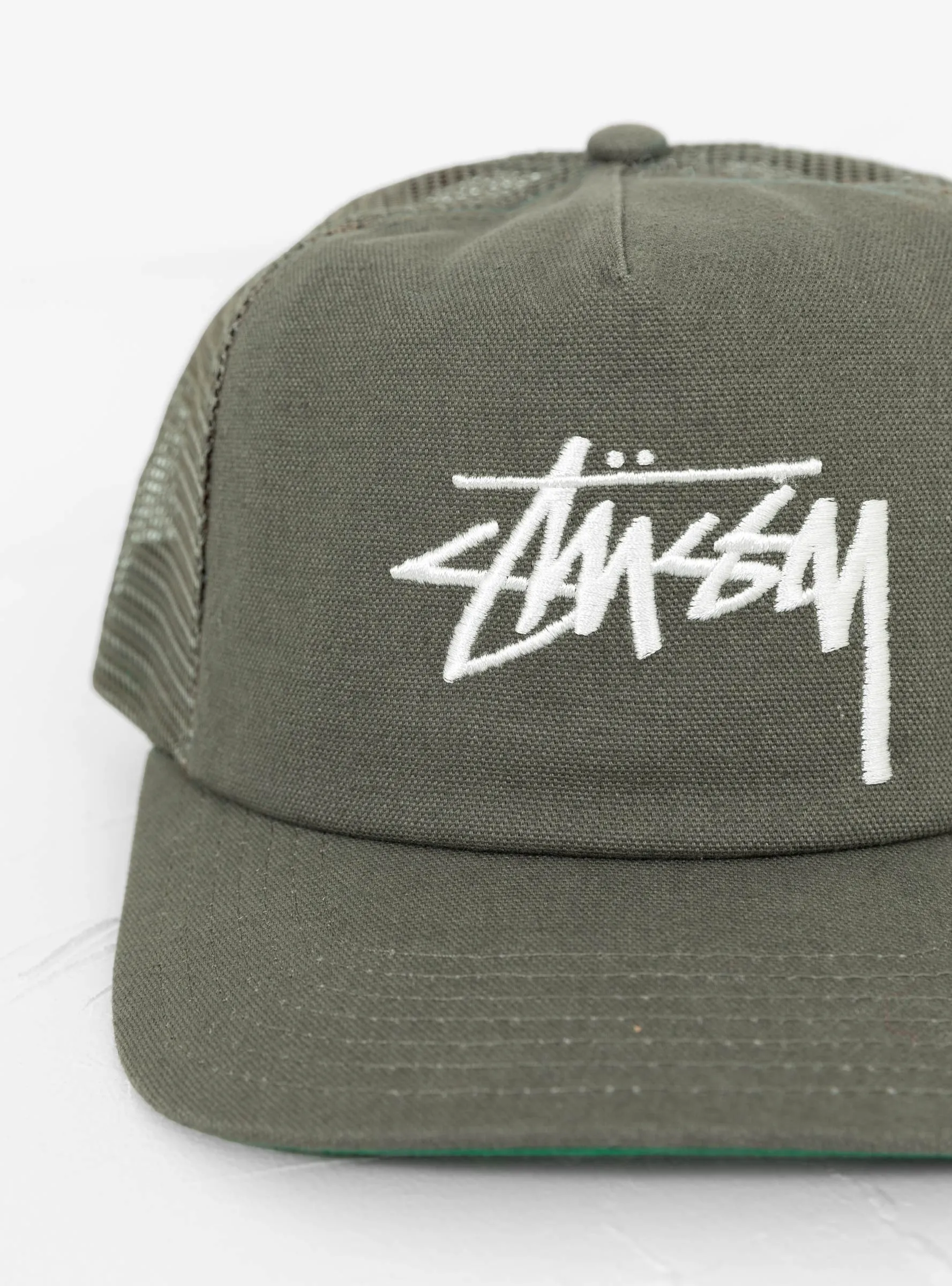 MD Big Stock Mesh Cap Army Green