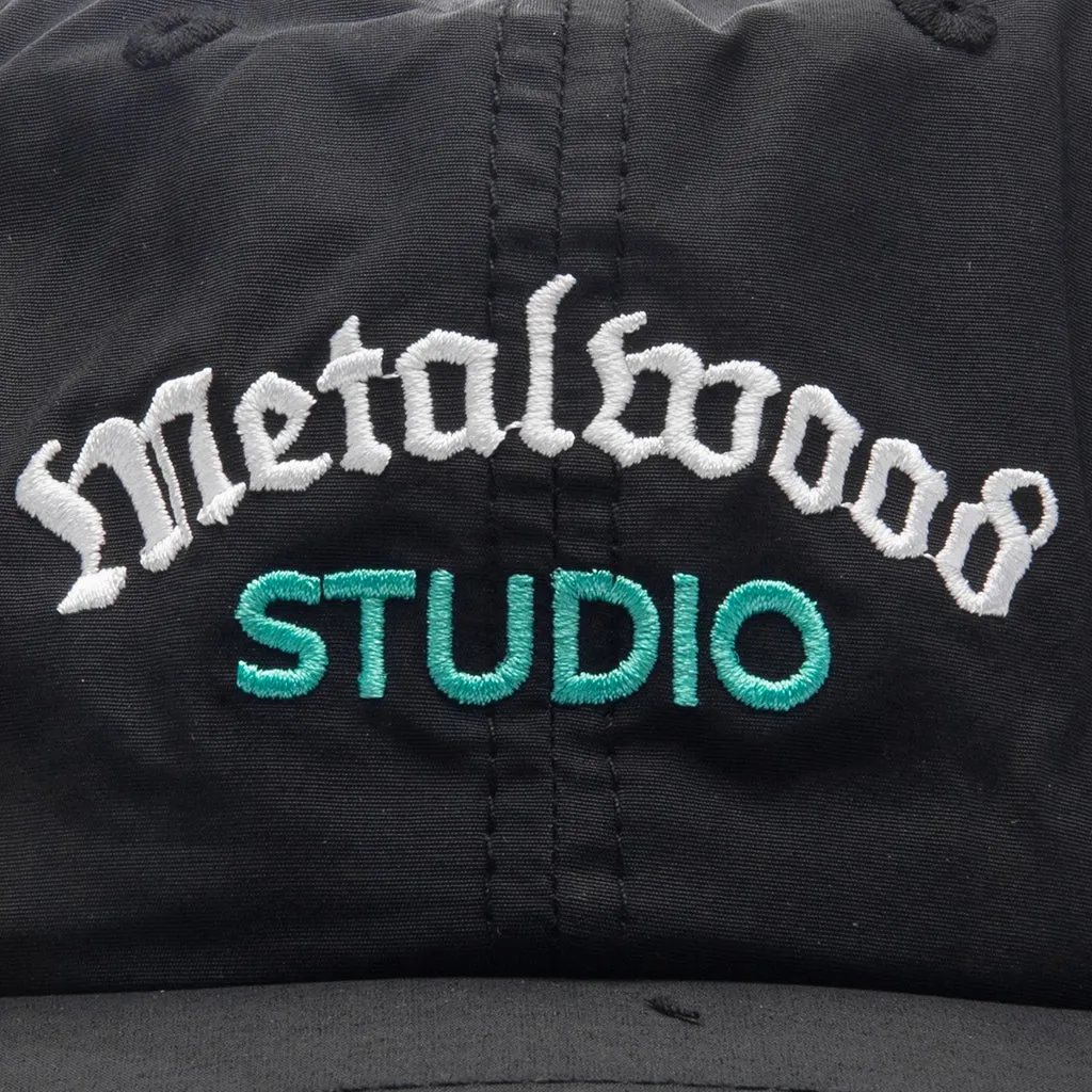 Medieval 6-Panel Strapback Hat - Black