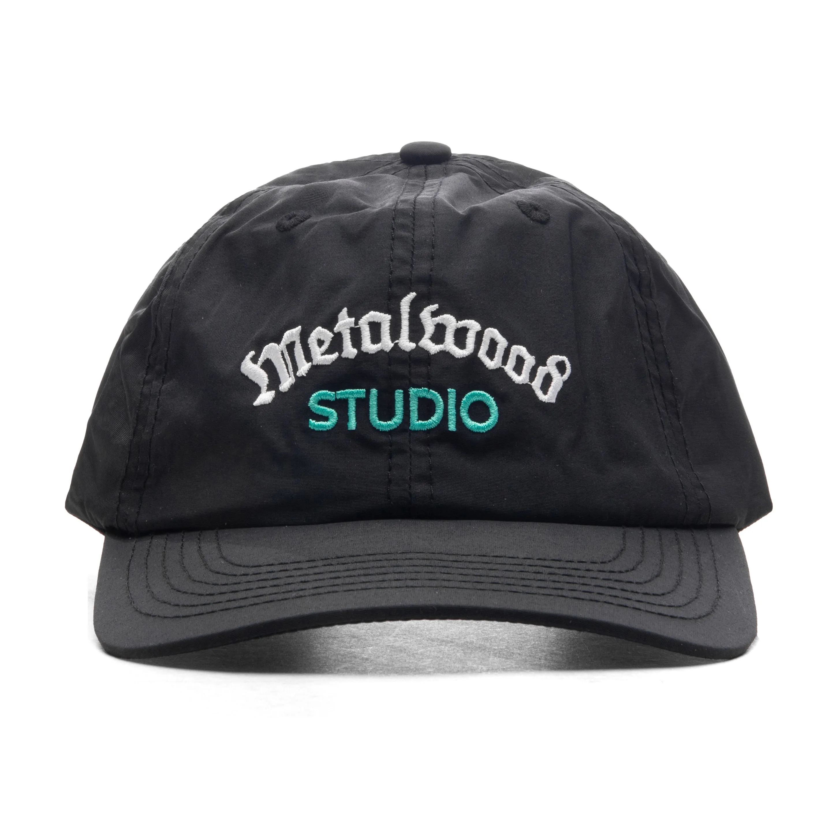 Medieval 6-Panel Strapback Hat - Black