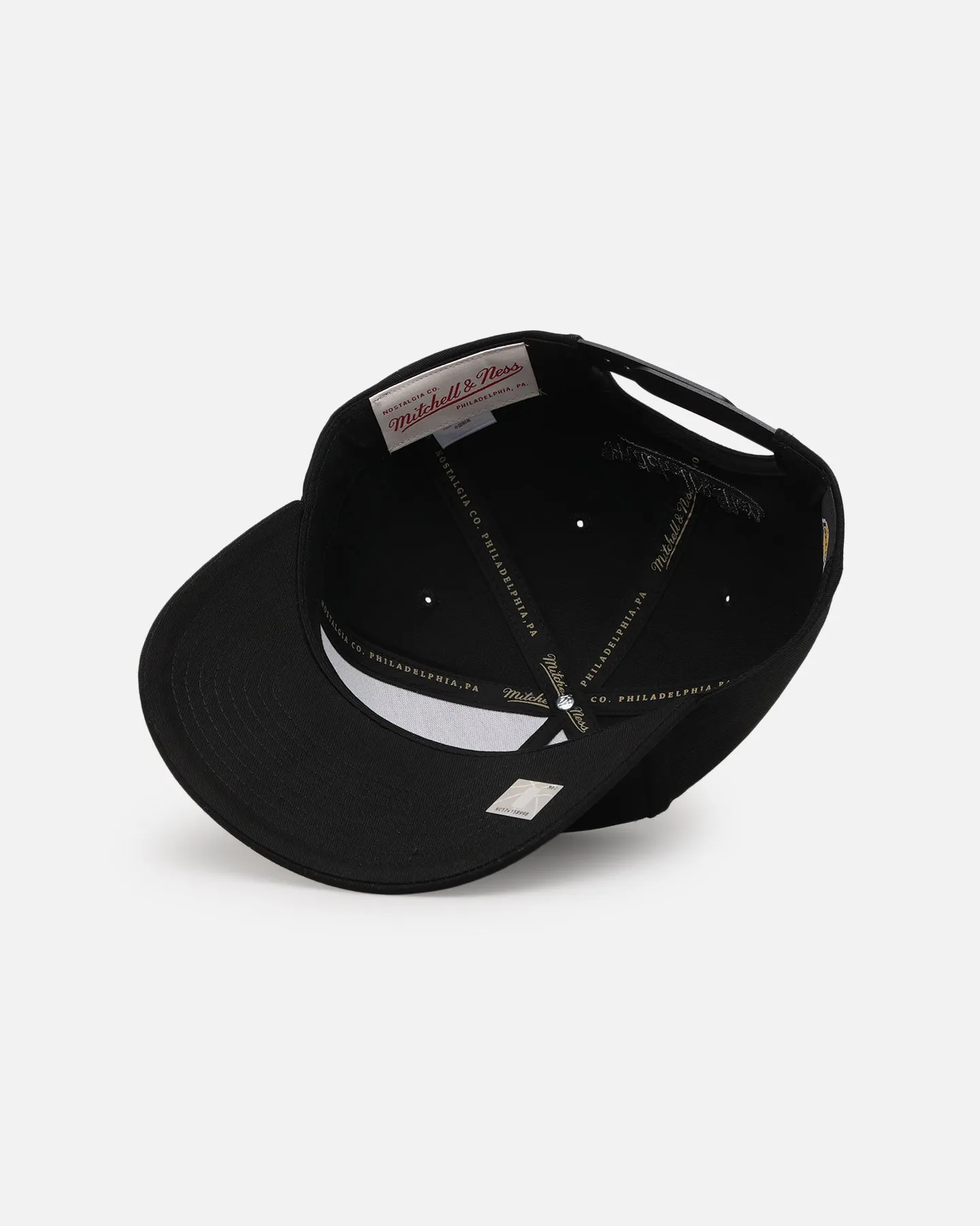 Mitchell & Ness Los Angeles Lakers 'Black Team Logo' Snapback Black