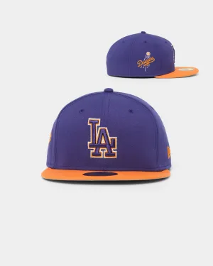 New Era Los Angeles Dodgers Purple Valley 59FIFTY Fitted Purple/Orange