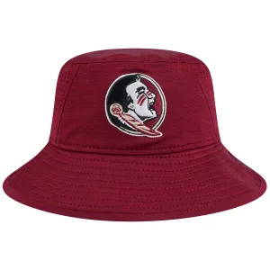 New Era Men's Seminole Logo Bucket Hat - Garnet