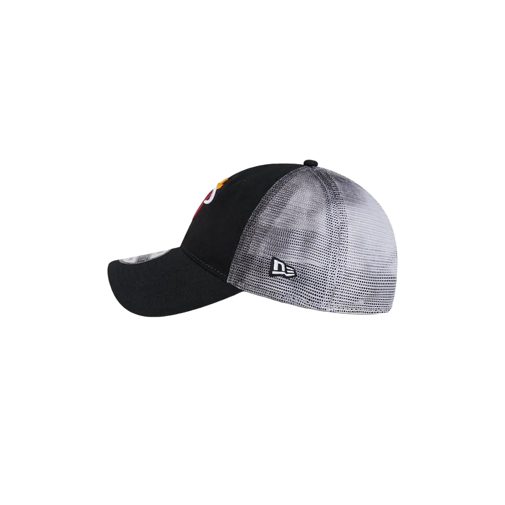 New Era Miami HEAT Team Slick Trucker Dad Hat