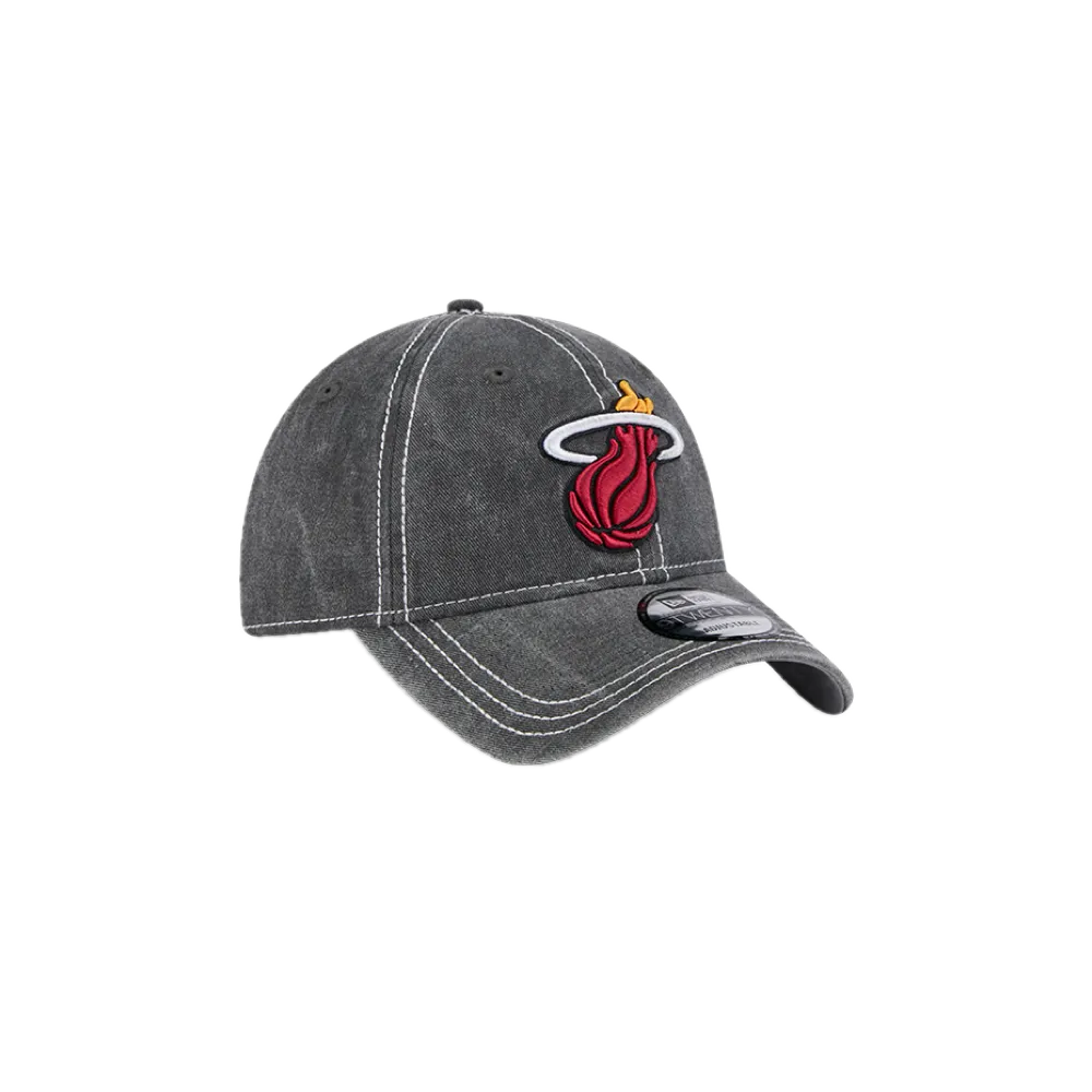 New Era Miami HEAT Washed Dad Hat