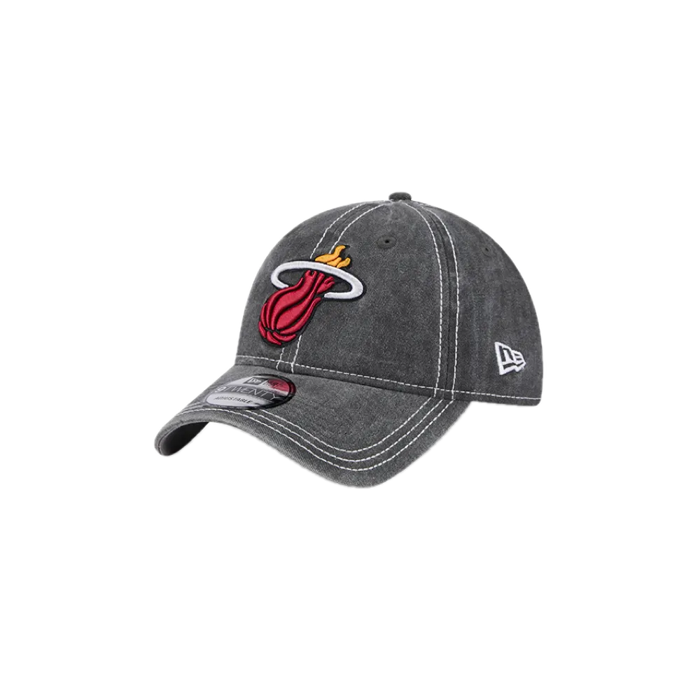 New Era Miami HEAT Washed Dad Hat